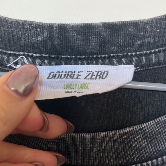 DOUBLE ZERO faded t-shirt - Picture 3 of 3